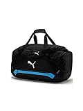 Puma Final Pro Medium Bag Bolsa Deporte, Unisex Adulto, Black/Azure Blue, UA