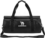 CAMEL CROWN 40L Bolsa de Deporte Impermeable, Bolsa para Gimnasio Viaje Duffel Bag Multiuso, Bolso Bandolera...