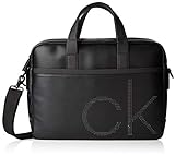 Calvin Klein - Ck Up Slim Laptop Bag, Bolsas para portátil Hombre, Negro (Black), 8x39x39 cm (B x H T)