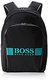 BOSS - Pixel_backpack, Mochilas Hombre, Negro (Black), 12x43x29 cm (B x H T)
