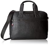 Tommy Hilfiger - Essential Computer Bag, Bolsas para portátil Hombre, Negro (Black), 9x30x40 cm (B x H T)