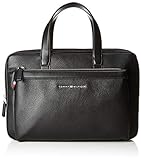 Tommy Hilfiger - Th Downtown Slim Computer Bag, Bolsas para portátil Hombre, Negro (Black), 5x25.5x38 cm (B x...